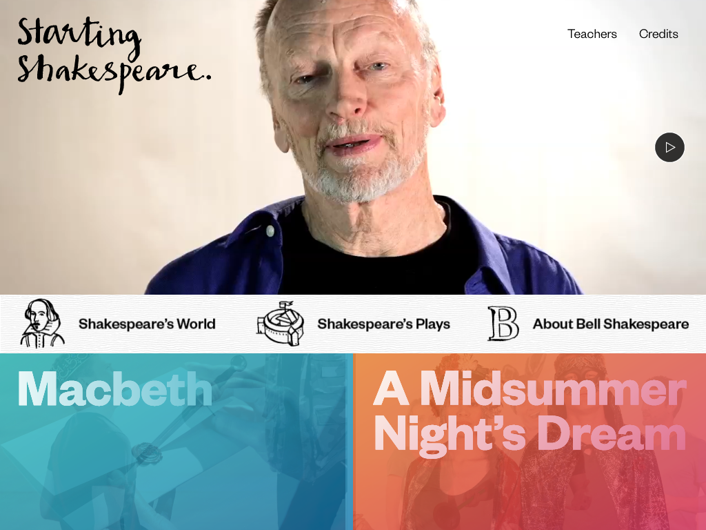 Starting Shakespeare | Touch and Go