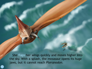 Interior screen from 'Pteranodon Soars' (OM) Carr
