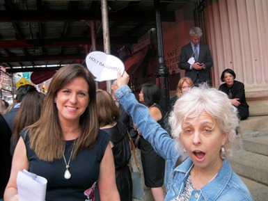 Executive Director of the CBC Robin Adelson and author Kate DiCamillo. Photo courtesy of Rocco Staino.