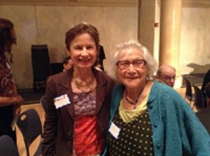 Caldecott medalist Emily Arnold McCully and Hans Christian Anderson Award nominee Vera Williams.