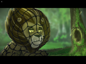 Screen shot from "Seamus Heaney: Five Fables" (Touch Press) xx