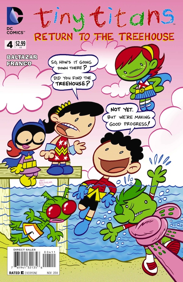 TinyTitansRTTH4PrintCVR TinyTitansRTTH4PrintCVR Preview: Tiny Titans: Return to the Treehouse #4