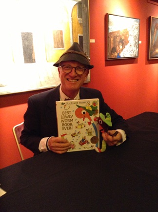 Pictures of the Week: Huck Scarry at Book Launch for 'Best Lowly Worm Ever'; Lonesome George Unveiled