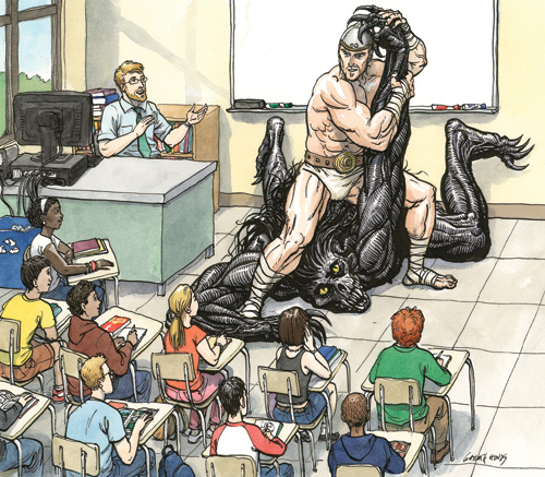 SLJ1409w FT GN opener Graphic Novels in the Classroom