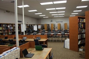 The "before" photo of Locke High School's library. 