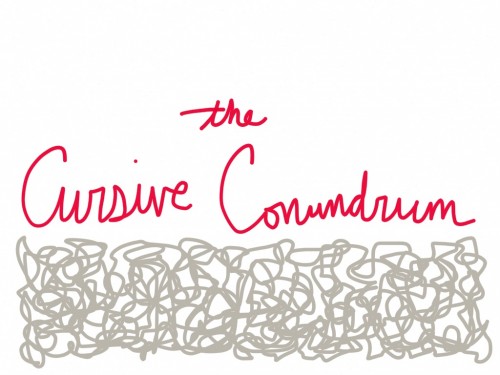 ‘What Does This Say?’ The Cursive Conundrum in Picture Books