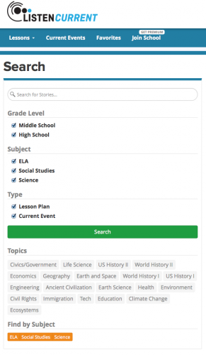 Screen Shot 2014 11 23 at 3.34.16 PM 291x500 Listen Current: Leveraging public radio for learning