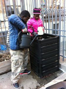 Composting.