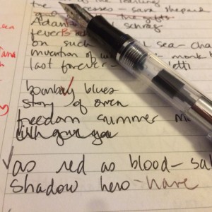 Pen and list closeup pen and list closeup 300x300 The List, Revisited (and Shorter!), Plus Thoughts on Other Lists