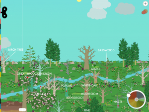 Interior screen from 'Plants' (Tinybop) Caudry