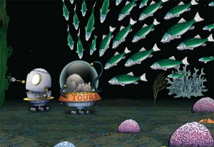 Screen from David Weiser's 'Spot' (HMH)