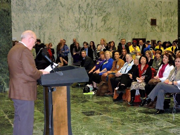 SenatorFarleyAddressesRally