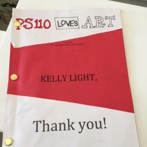 Post-visit notes sent to the author