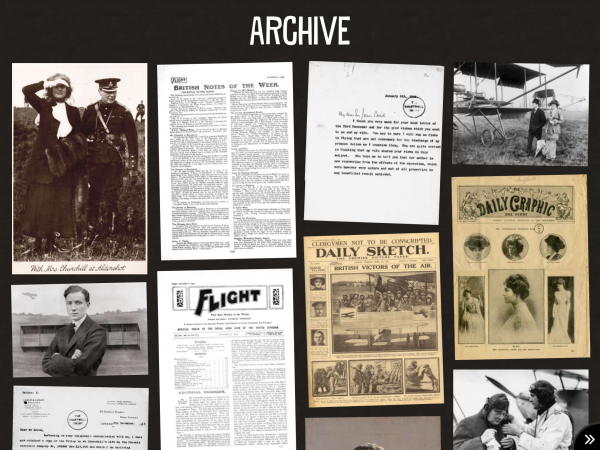 Archive page from "Think Like Churchill" (Touch Press)