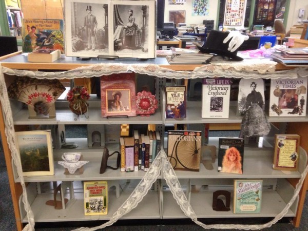 Primary and secondary sources that students refer to while writing in their Victorian journals.