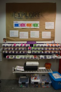 LittleBits materials on display.