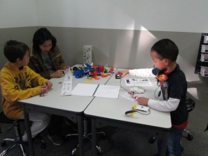 Kids in creation mode at Hatch.