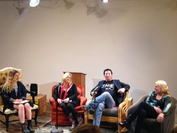 Not Your Mother’s Book Club™ and Teenquake author panel from rt to left Photo by Laura 