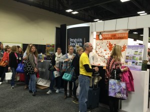 The line to see author Ruta Sepetys