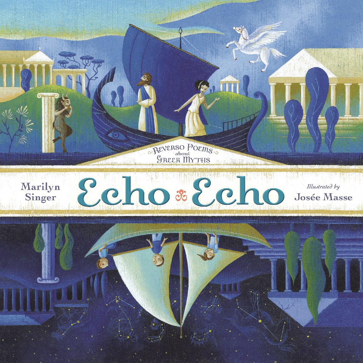 Echo Echo: Reverso Poems About Greek Myths by Marilyn Singer | SLJ Review