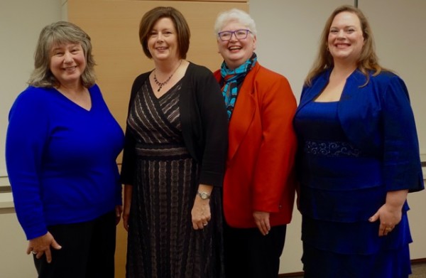 L–R: Sylvia Cieply, Leslie D. Koch, Dona J. Helmer, April Roy