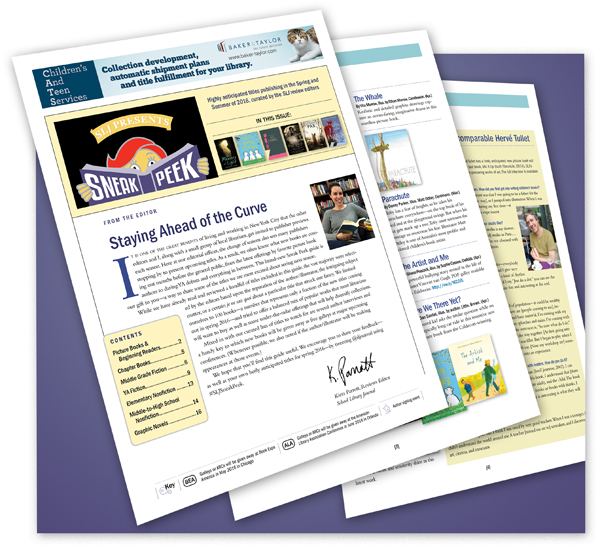 Download SLJ's Sneak Peek Guide to Spring/Summer 2017 Titles