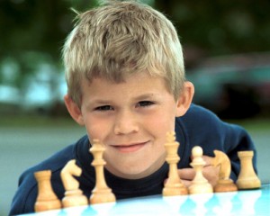 Magnus Carlsen, at age 11 (Knut Bjerke)