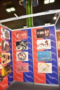 A view of the 2016 Iran booth at the Bologna International Children's Book Fair. Photo by