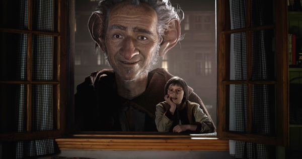 Mark Rylance as the BFG and Ruby Barnhill as Sophie in The BFG (Photos: The Cannes Film Festival)