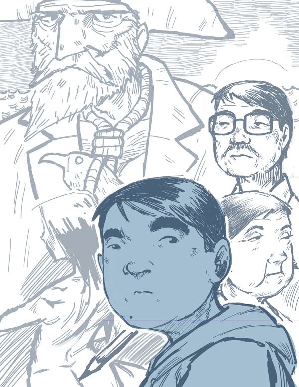 Santat’s forthcoming You Bad Son You Bad Son courtesy of First Second Books