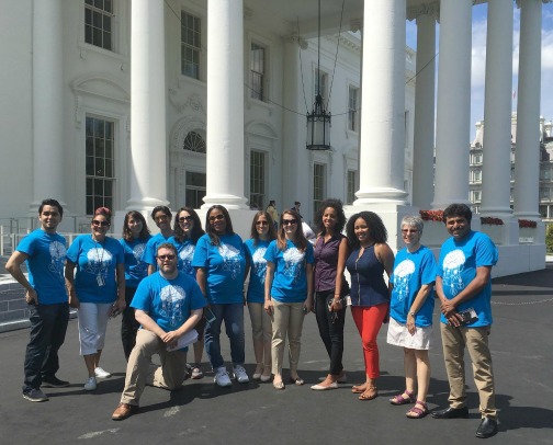 The eager participants arrive in Washington, DC.
