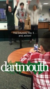 Student groups followed our professional Snapchats for virtual reminders and fun, behind-the-scenes moments.