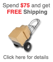 Free Shipping Orders on Orders $75.00 Or More