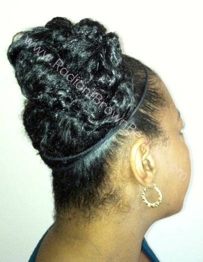 banana clip hairstyle