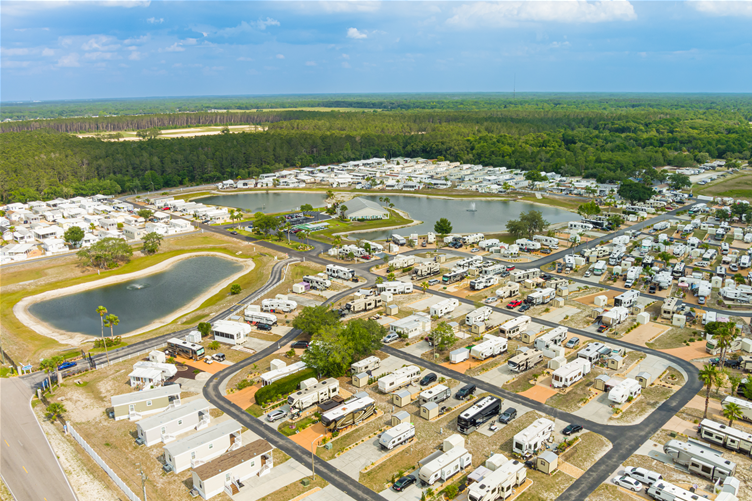 Three Lakes RV Community Aerial View