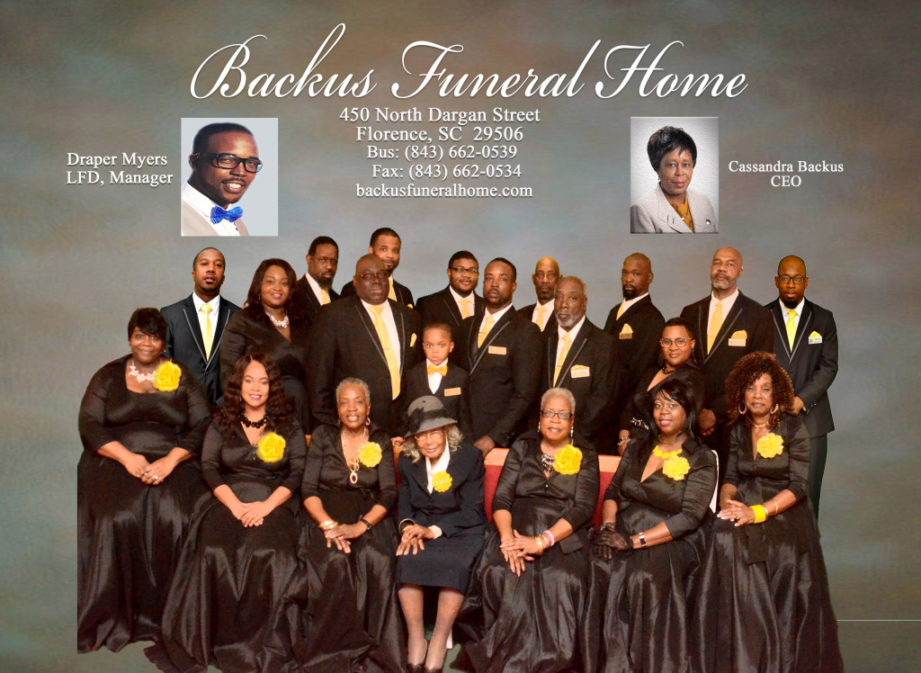 About Us Backus Funeral Home Florence Sc Funeral Home And Cremation