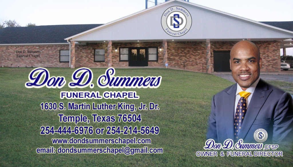 Directions | Don D. Summers Funeral Chapel | Temple TX funeral home and