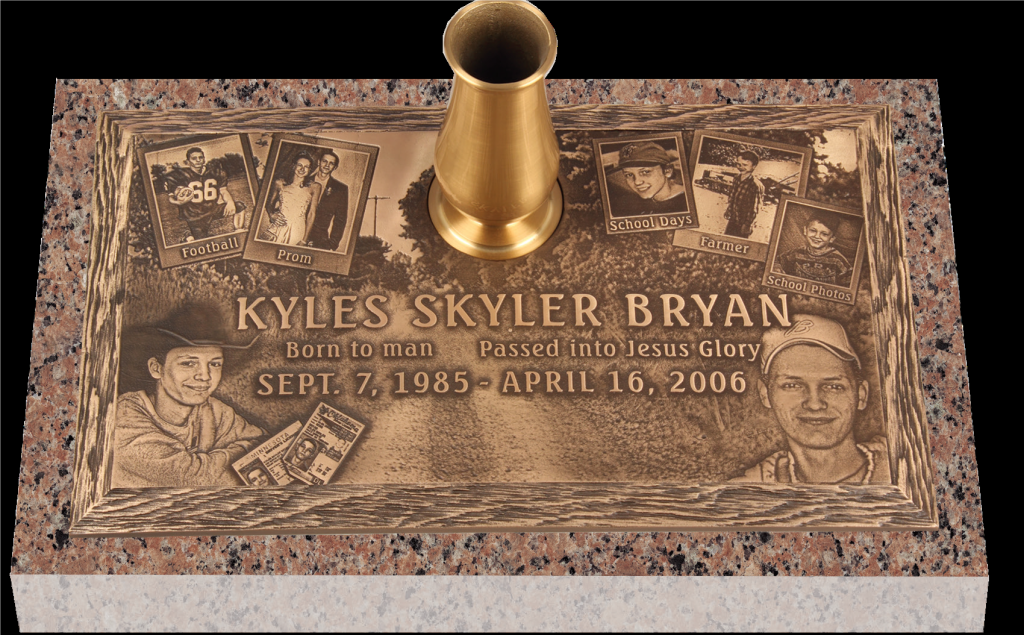 McDonald Monuments "Celebrating & Honoring a Memory at an affordable cost" , Custom Designed