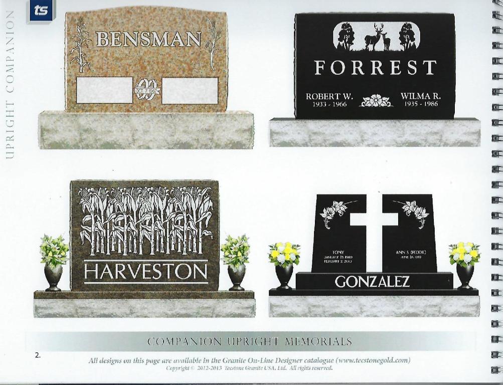 Monuments and Markers Evergreen Memory Gardens Lexington KY Cemetery