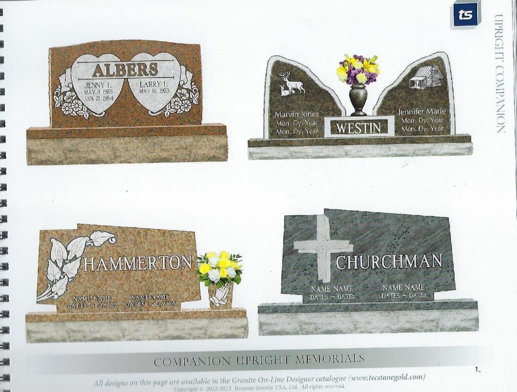 Monuments and Markers Evergreen Memory Gardens Lexington KY Cemetery