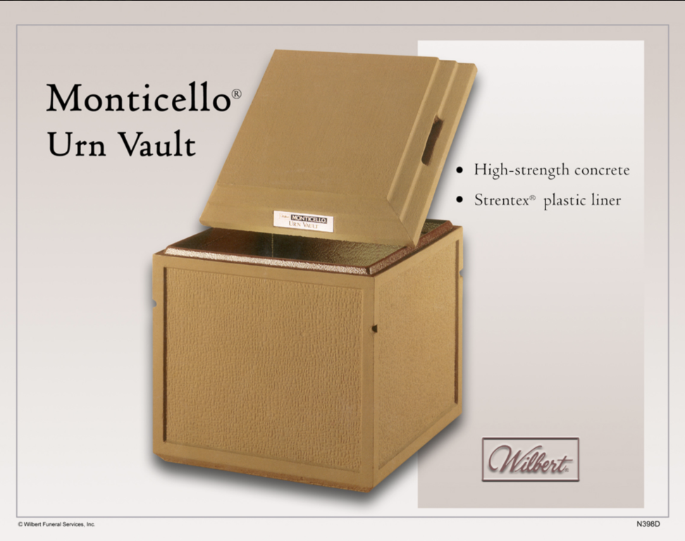 Vaults Holmes Memorial Chapel Sullivan IN funeral home and cremation