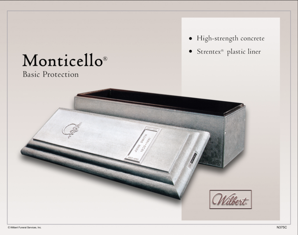 Vaults Holmes Memorial Chapel Sullivan IN funeral home and cremation