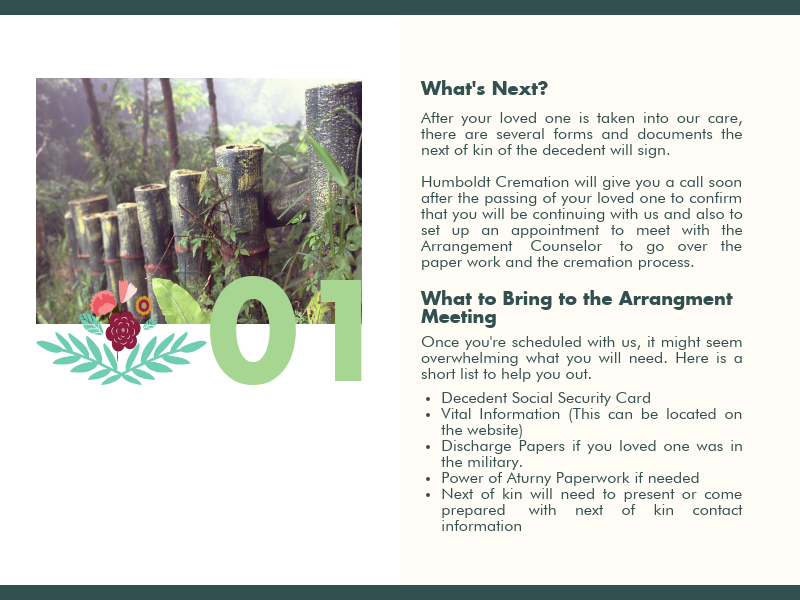 When Death Occurs Humboldt Cremation & Funeral Service