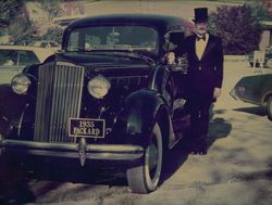 1973; Before Parade at Sorghum Festival.