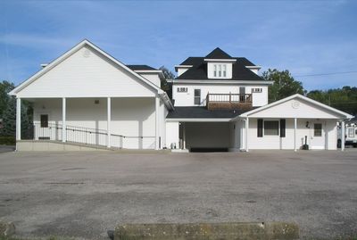 Back of Funeral Home