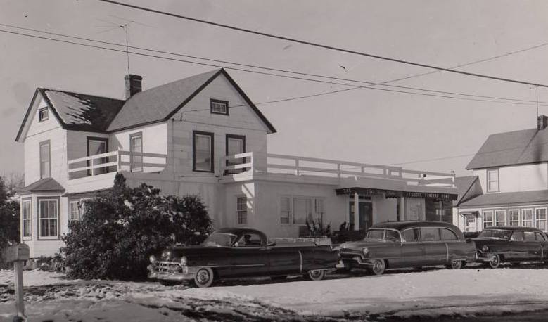 The Funeral Home in 1955