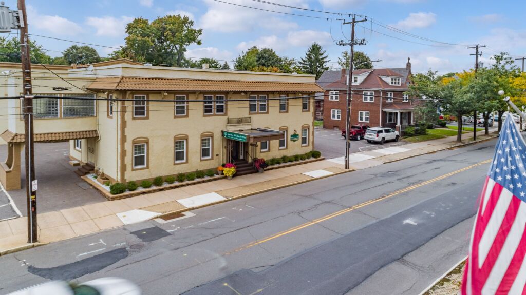 Side view of our funeral home in WilkesBarre
