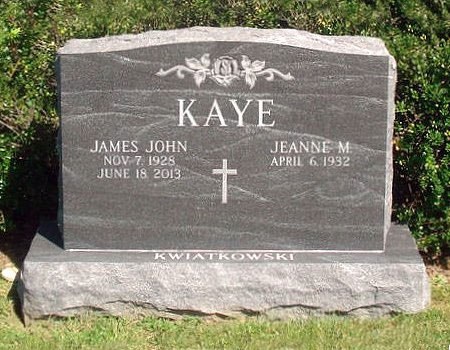 This is an upright companion stone in Gem Mist granite from Pennsylvania.