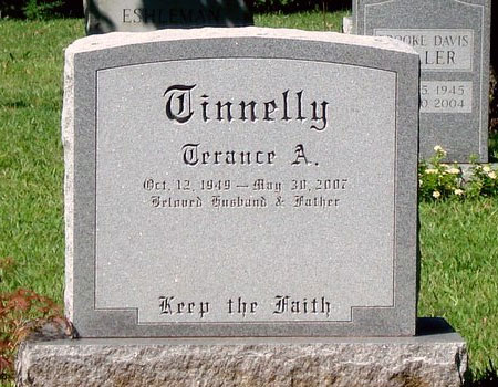 This in a companion stone in Georgia Blue granite from Georgia with a &ldquo;steeled&rdquo; panel and a polished border.