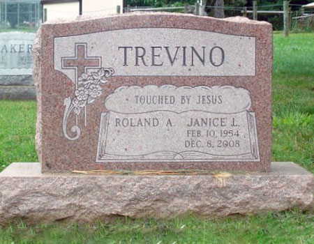 This is an upright companion stone in Mountain Rose granite from Canada with a &ldquo;polished&rdquo; surface.